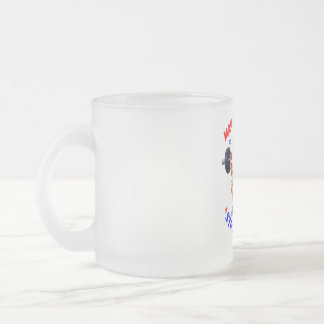 DONALD TRUMP- MAKE AMERICA STRONG AGAIN FROSTED GLASS COFFEE MUG