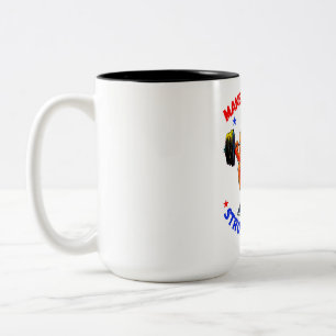 DONALD TRUMP- MAKE AMERICA STRONG AGAIN Two-Tone COFFEE MUG