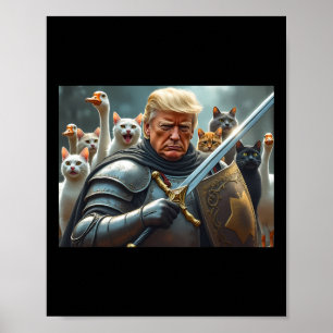 Donald Trump Make Cats Safe Again 2024 Debate 1  Poster