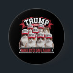 Donald Trump Make Cats Safe Again 2024 Debate  7.5 Cm Round Badge<br><div class="desc">Donald Trump Make Cats Safe Again 2024 Debate Funny</div>