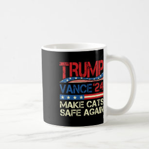 Donald Trump Make Cats Safe Again 2024 Debate Funn Coffee Mug