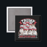 Donald Trump Make Cats Safe Again 2024 Debate  Magnet<br><div class="desc">Donald Trump Make Cats Safe Again 2024 Debate Funny</div>