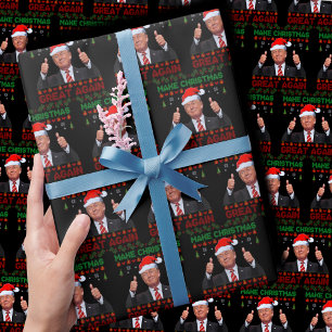 Donald Trump Make Christmas Great Again Wrapping Paper