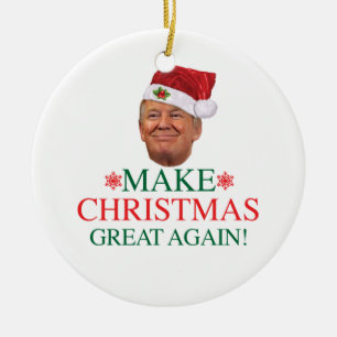 Donald Trump - Make Christmas Great Ornament