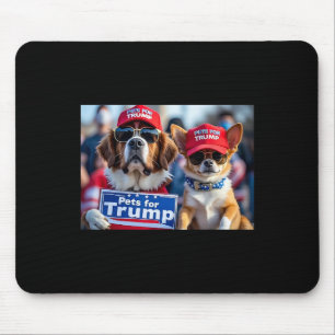 Donald Trump Make Dogs Safe Again Red Hat 2024 Deb Mouse Mat