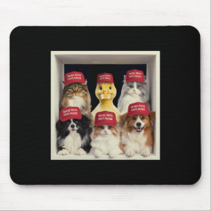 Donald Trump Make Pets Safe Again Red Hat 2024 Det Mouse Mat