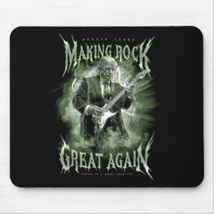 Donald Trump Making Rock Music Great Again Vintage Mouse Mat