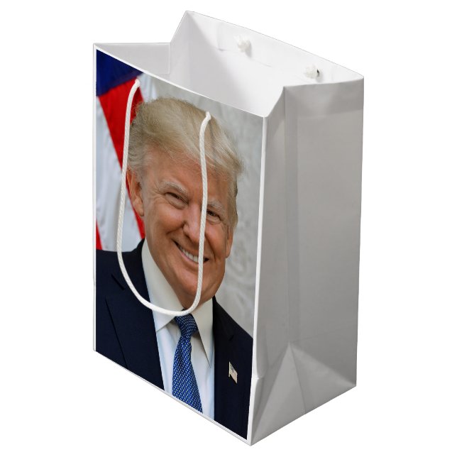 Donald Trump Medium Gift Bag (Front Angled)