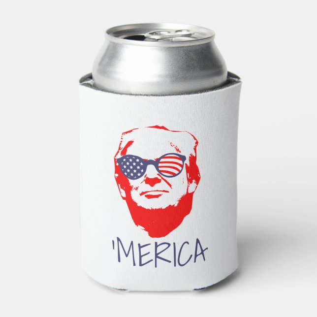 Donald Trump 'Merica Can Cooler (Can Front)