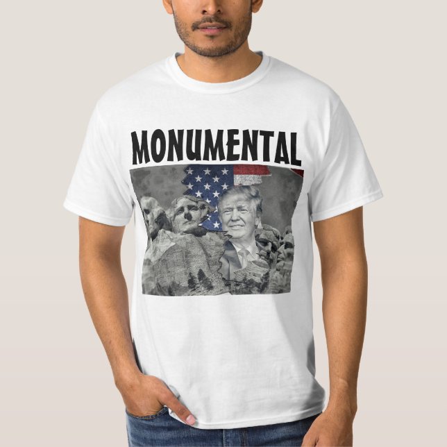 DONALD TRUMP MOUNT RUSHMORE 2024 T-SHIRTS (Front)