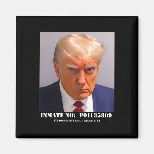 Donald Trump Mug Shot  Magnet