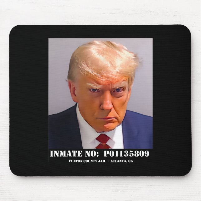 Donald Trump Mug Shot  Mouse Mat (Front)