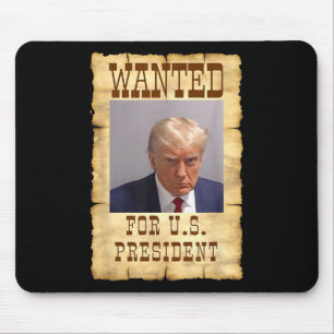 Donald Trump Mug Shot Wanted For U.s. President 20 Mouse Mat