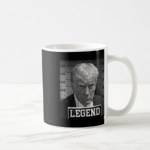 Donald Trump Mugshot 2024 Not Guilty Supporter  Coffee Mug