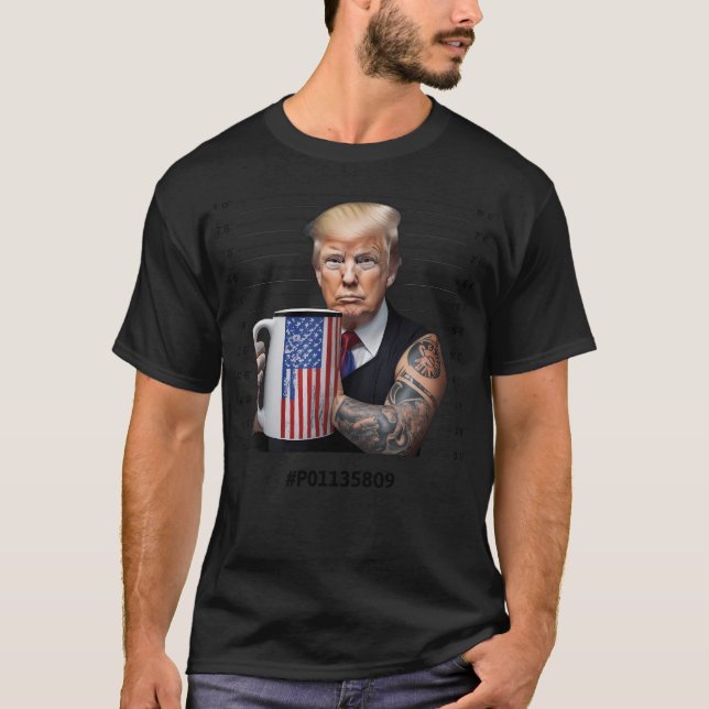 Donald Trump Mugshot T-Shirt (Front)