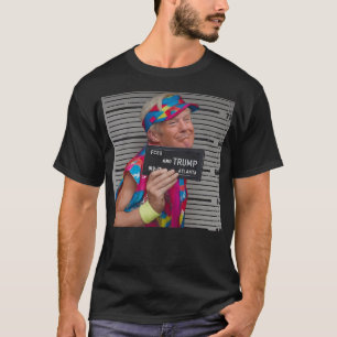 Donald Trump Mugshot Trump Mugshot Donald Trump In T-Shirt