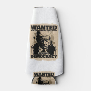 Donald Trump Mugshot Wanted Poster - Georgia Count Bottle Cooler