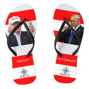 DONALD TRUMP: NATO IS OBSOLETE/NOT OBSOLETE FLIP FLOPS