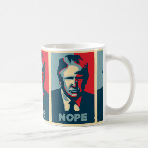 donald trump nope coffee mug