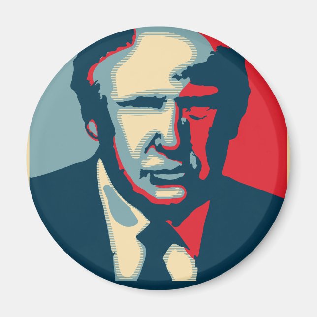donald trump nope magnet (Front)