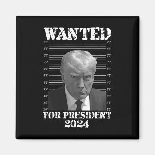 Donald Trump Not Guilty Mug Shot 2024 Wanted For P Magnet