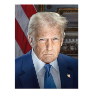 Donald Trump Official Portrait Photo Print