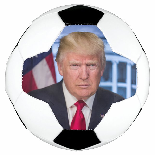 Donald Trump Official Presidential Portrait Football (Front)
