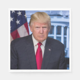 Donald Trump Official Presidential Portrait Napkin