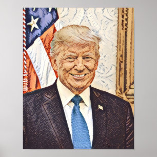 Donald Trump Original Artist Artwork Poster