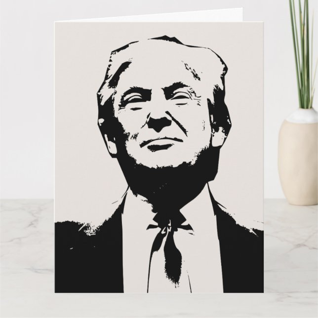 DONALD TRUMP oversized BIRTHDAY GREETING CARDS (Front)