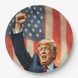 Donald Trump Paper Plate