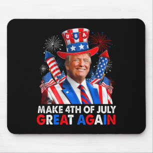 Donald Trump Patriotic Firework Make 4th Of July G Mouse Mat