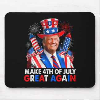 Donald Trump Patriotic Firework Make 4th Of July G Mouse Mat