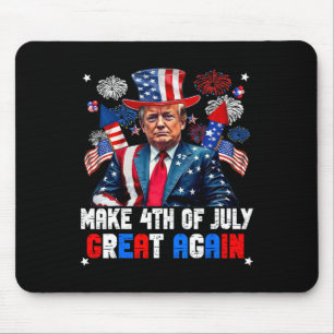 Donald Trump Patriotic Firework Make 4th Of July G Mouse Mat