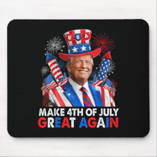 Donald Trump Patriotic Firework Make 4th Of July G Mouse Mat