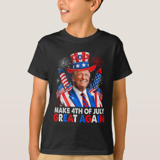 Donald Trump Patriotic Firework Make 4th Of July G T-Shirt