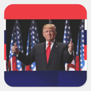 Donald Trump Patriotic Sticker