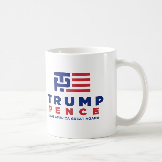 Donald Trump Pence 2016 Election Campaign Coffee Mug (Right)