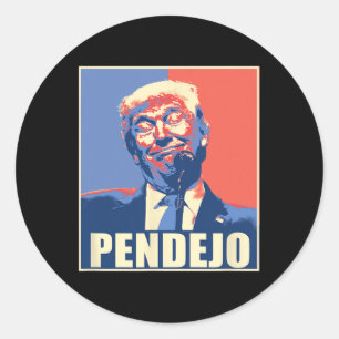 Donald Trump Pendejo Bad For America Classic Round Sticker