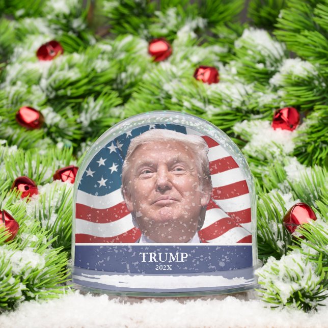 Donald Trump Personalised Name Snowglobe (Christmas)