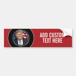 Donald Trump Photo - President 2016 Bumper Sticker