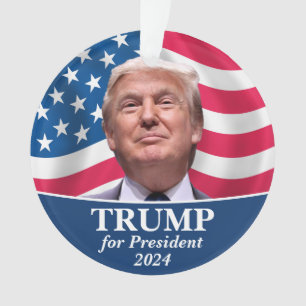 Donald Trump Photo - President 2016 Ornament