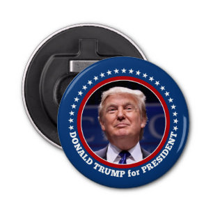 Donald Trump Photo - President 2024 Bottle Opener