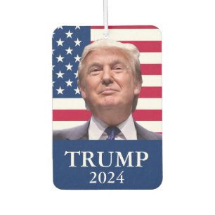 Donald Trump Photo - President 2024 Car Air Freshener