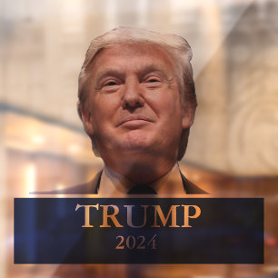 Donald Trump Photo President 2024 Decal
