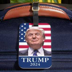 Donald Trump Photo - President 2024 Luggage Tag