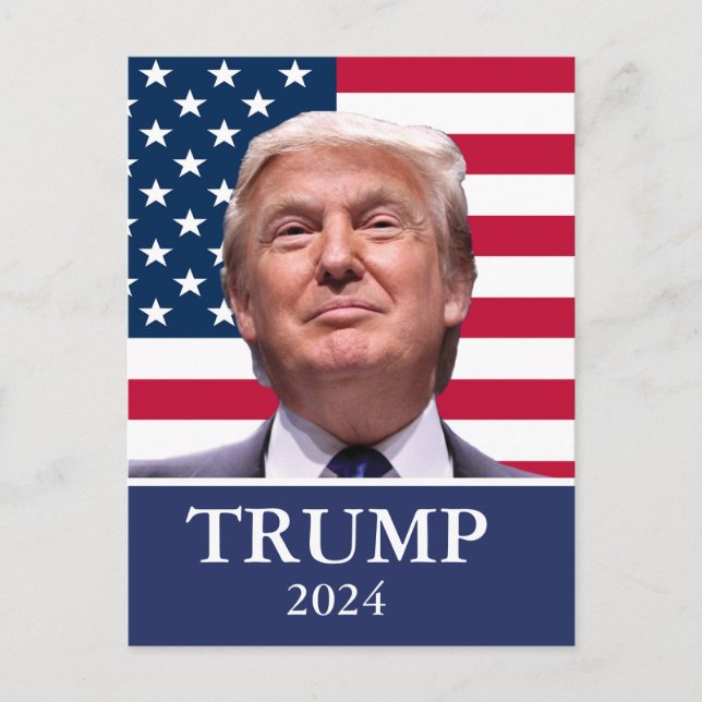 Donald Trump Photo - President 2024 Postcard (Front)