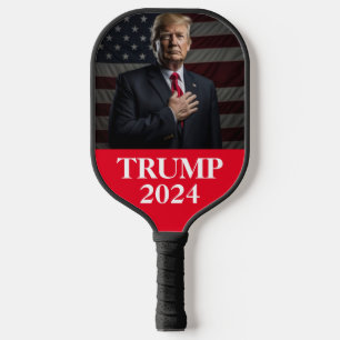 Donald Trump Photo - President enough said  Pickleball Paddle