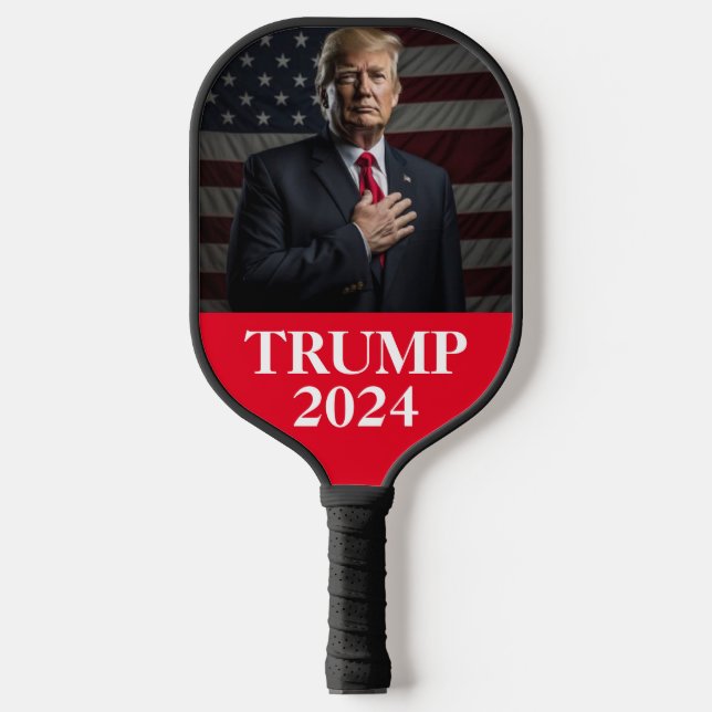 Donald Trump Photo - President enough said  Pickleball Paddle (Front)