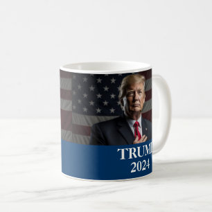 Donald Trump Photo - Trump 2024 Keep America Great Coffee Mug